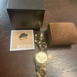 Michael Kors Tortoise shell watch